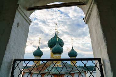Uglich, Rusya. Şekil değiştirme Katedrali. Çirkin Kremlin