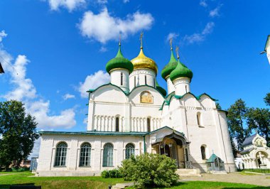 Suzdal, Rusya. Spaso-Evfimiev Manastırı - Erkek Manastırı. Dönüştürme Katedrali
