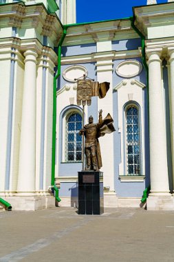 Tula, Rusya - 22 Ağustos 2020: Kutsal Grandük Dmitry Donskoy. Tula Kremlin
