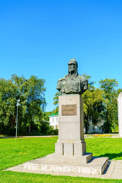 Pereslavl Zalessky Rosja Sierpnia 2020 Pomnik Aleksandra Nevsky Ego Plac — Zdjęcie stockowe