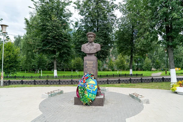 Yaroslavl Russia August 2020 Monument Margelov Battle Glory Square — Stock Photo, Image