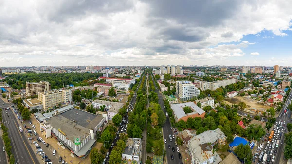 Краснодар Россия Августа 2020 Летний Вид Воздуха Город Красная Улица — стоковое фото