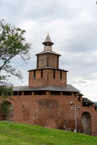 Nyizsnyij Novgorod Oroszország Kreml Őrtorony — Stock Fotó