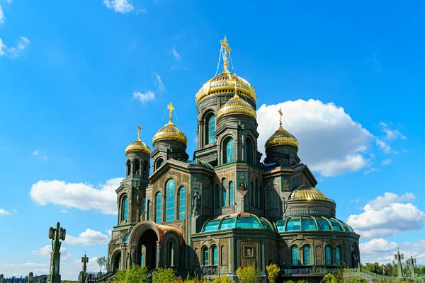莫斯科地区 俄罗斯 基督复活大教堂 俄罗斯武装部队的主要圣殿 — 图库照片