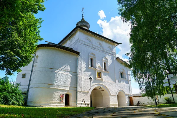 Suzdal Russia Agosto 2020 Monastero Spaso Evfimiev Monastero Maschile Porta — Foto Stock