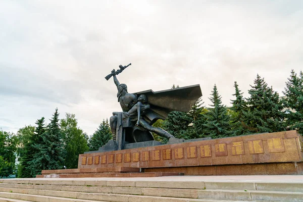 Kostroma Rusland Augustus 2020 Monument Voor Helden Van Grote Patriottische — Stockfoto