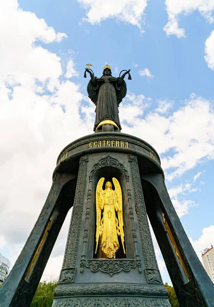Krasnodar Ρωσία Αυγούστου 2020 Κρήνη Αγίας Αικατερίνης Μνημείο Αγίας Αικατερίνης — Φωτογραφία Αρχείου