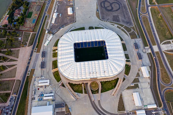 Rostov Don Rosja Sierpnia 2020 Stadion Rostov Arena Letnia Panorama — Zdjęcie stockowe