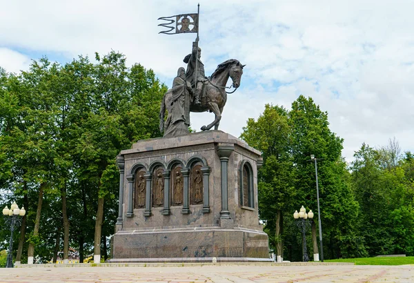 Vladimir Russie Août 2020 Monument Aux Saints Terre Vladimir Images De Stock Libres De Droits