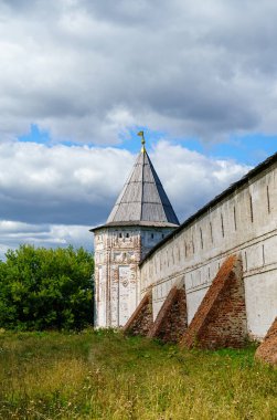Pereslavl-Zalessky, Rusya. Kuzeybatı Kulesi. Goritsky Varsayım Manastırı