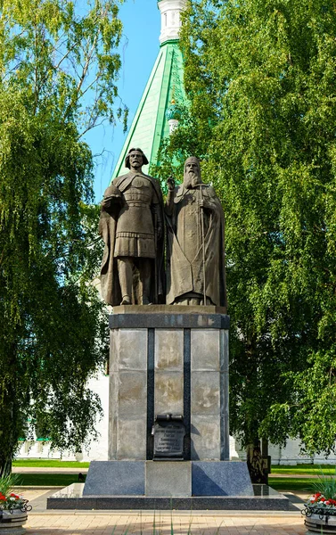 Nischni Nowgorod Russland August 2020 Denkmal Für Den Gründer Der — Stockfoto