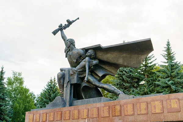 Kostroma Russie Août 2020 Monument Aux Héros Grande Guerre Patriotique — Photo