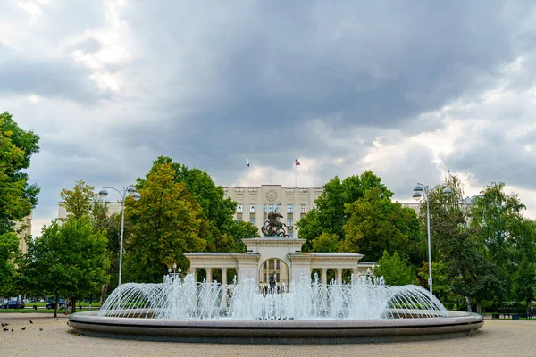 Krasnodar Russia August 2020 Memorial Arch Kuban Proud Them Fountain — 图库照片