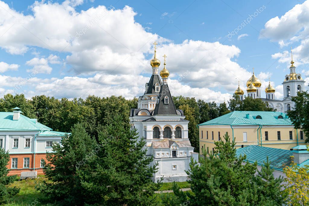 Dmitrov, Russia. Church of Elizabeth the Righteous in Dmitrov. Dmitrievsky Kremlin