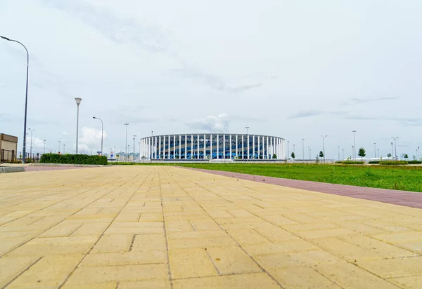 Nizhny Novgorod Rússia Agosto 2020 Estádio Nizhny Novgorod Verão — Fotografia de Stock