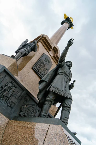 Yaroslavl Rússia Agosto 2020 Strelka Park Monumento 1000O Aniversário Yaroslavl — Fotografia de Stock