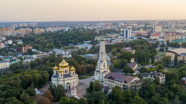 Stavropol Russie Cathédrale Icône Kazan Mère Dieu Stavropol Coucher Soleil — Photo