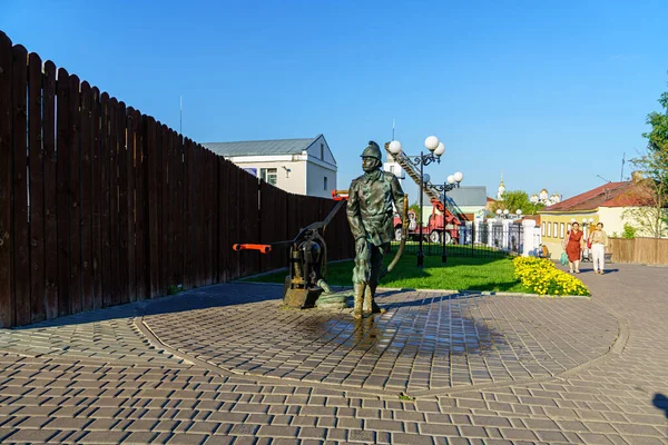 Vladimir Russia August 2020 Monument Firefighter — Stock Photo, Image