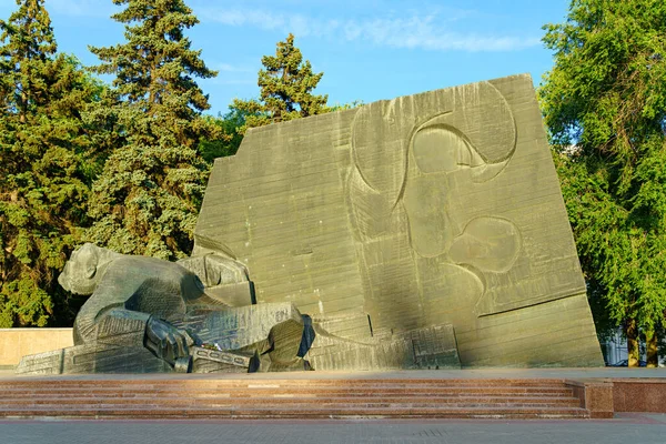 Voronezh Rusia Agosto 2020 Monumento Gloria Avenida Moscú —  Fotos de Stock