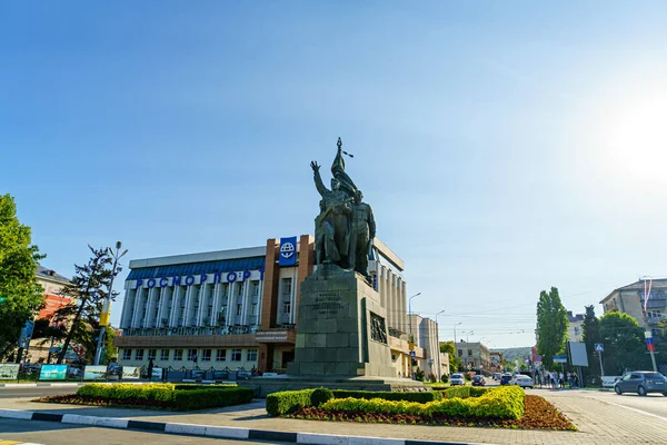 Novorossiysk Rússia Setembro 2020 Liberators Novorossiysk Praça Liberdade — Fotografia de Stock