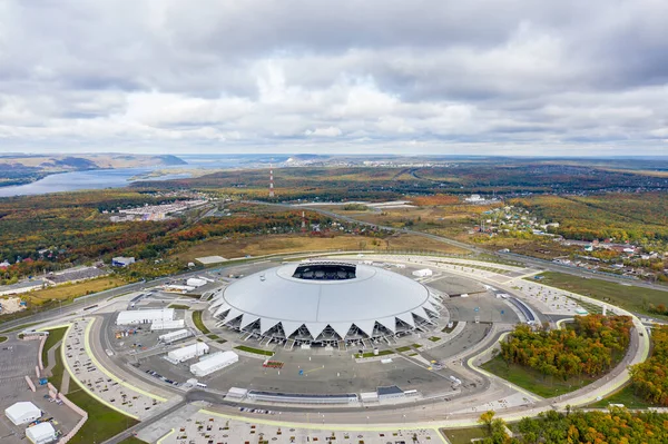 러시아 사마라 2020 아레나 Solidarity Arena 2021 월까지는 사마라 아레나 — 스톡 사진