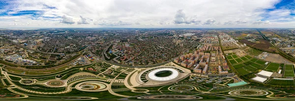 Krasnodar Rusia Agosto 2020 Estadio Krasnodar Parque Público Krasnodar Vista —  Fotos de Stock