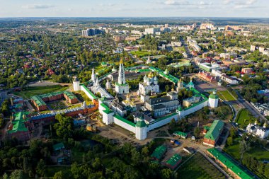 Sergiev Posad, Rusya. Kutsal Üçlü Sergius Lavra. Hava görünümü