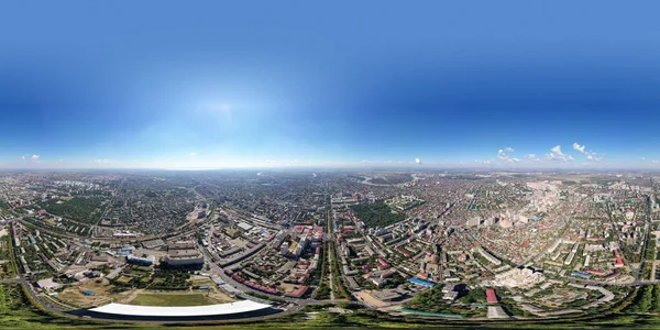 Krasnodar Rusia Panorama General Ciudad Krasnodar Verano Vista Aérea Panorama — Foto de Stock