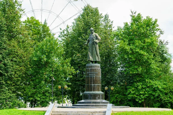 Ivanovo Rusya Ağustos 2020 Anıtı Frunze Ustaların Meydanı — Stok fotoğraf