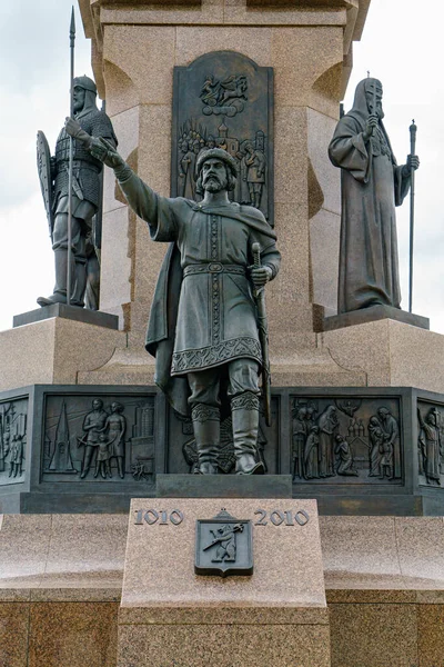 Yaroslavl Rússia Agosto 2020 Strelka Park Monumento 1000O Aniversário Yaroslavl — Fotografia de Stock