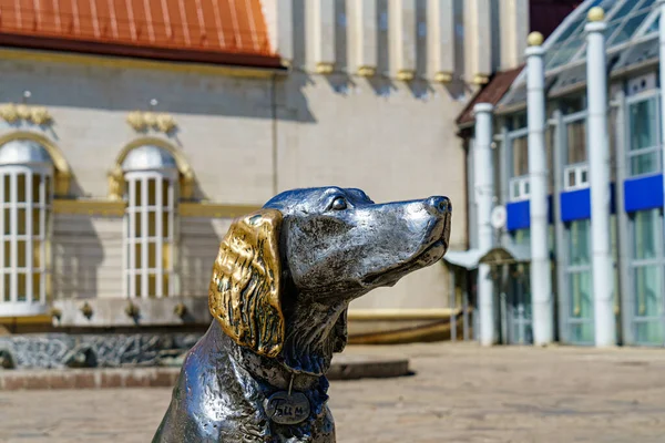 Woronesch Russland August 2020 Skulptur White Bim Staatliches Puppentheater Woronesch — Stockfoto