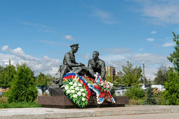 Yaroslavl Russia August 2020 Monument Military Financiers Great Patriotic War — Stock Photo, Image