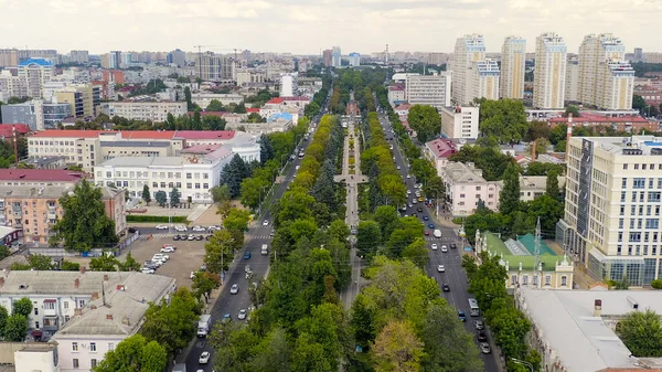 Krasnodar Oroszország 2020 Augusztus Alexandrovsky Boulevard Szent Katalin Mártír Emlékműve — Stock Fotó