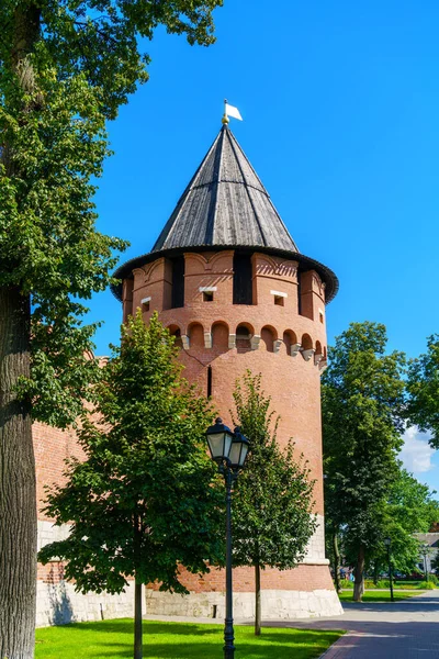 Tula Rússia Torre Nikitskaya Tula Kremlin Fotos De Bancos De Imagens