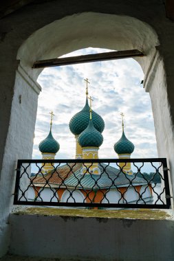 Uglich, Rusya. Şekil değiştirme Katedrali. Çirkin Kremlin