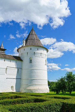 Rostov, Rusya. Metropolitan Garden 'daki Rostov Kremlin Kulesi