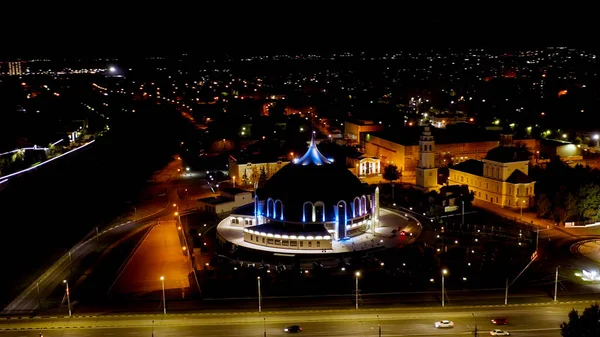 Tula Rusya Ağustos 2020 Geceleri Şehrin Havadan Görünüşü Tula Eyalet — Stok fotoğraf