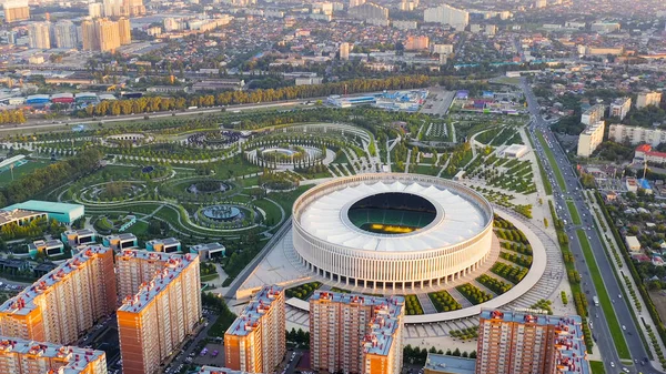 Krasnodar Oroszország Augusztus 2020 Krasnodar Stadium Football Stadium Park Krasnodar — Stock Fotó