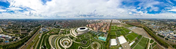 Krasnodar Russland August 2020 Krasnodar Stadion Öffentlicher Park Krasnodar Luftaufnahme — Stockfoto