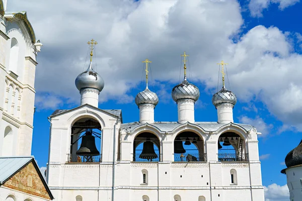 Rostov Rússia Belfry Catedral Assunção Bem Aventurada Virgem Maria Rostov — Fotografia de Stock