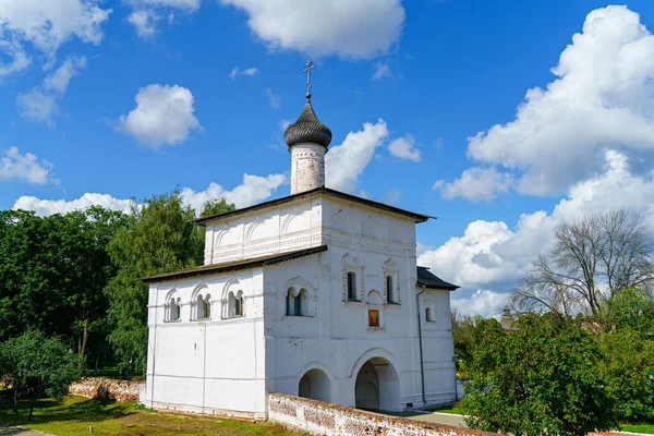 Suzdal Rusia Biara Spaso Evfimiev Biara Pria Gerbang Gereja Kabar — Stok Foto