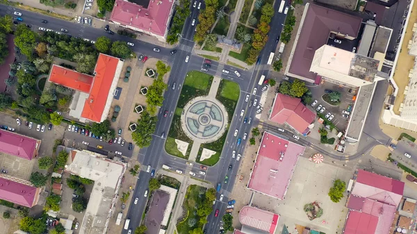 Krasnodar Russia Alexandrovsky Boulevard Monument Holy Great Martyr Catherine Fountain — Stock Photo, Image