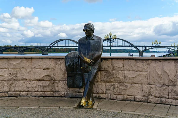 Rybinsk Rússia Agosto 2020 Monumento Oshanin — Fotografia de Stock