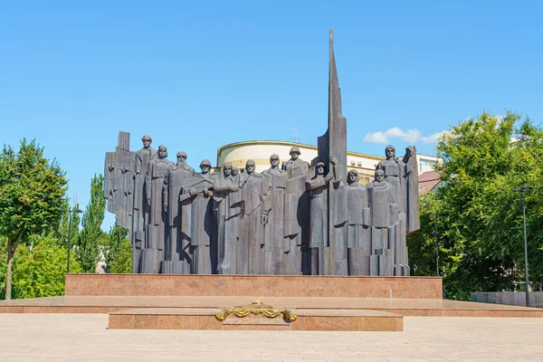 Voronezh Rusia Agosto 2020 Monumento Soldado Desconocido Victory Square — Foto de Stock