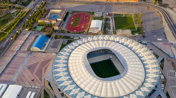 Volgograd Rusia Septiembre 2020 Volgograd Arena Rotor Stadium Vista Atardecer — Foto de Stock