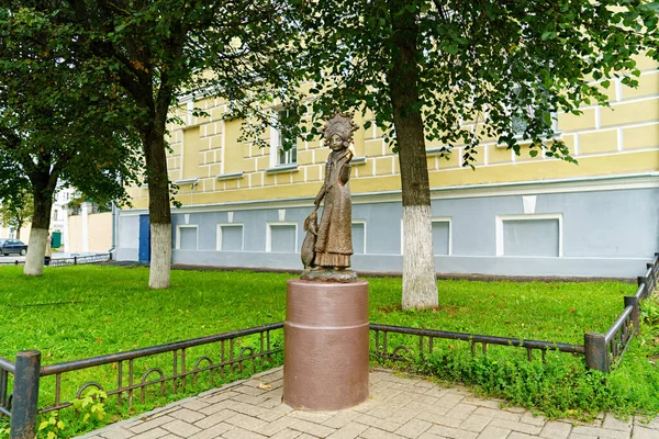 Kostroma Rusia Agosto 2020 Monumento Doncella Las Nieves Plaza Susaninskaya —  Fotos de Stock