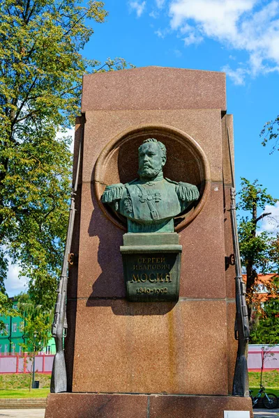 Tula Russia August 2020 Monument Mosin 图拉武器厂广场 — 图库照片