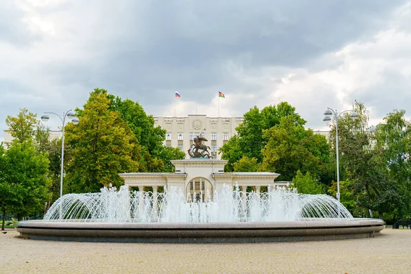 Krasnodar Russia August 2020 Memorial Arch Kuban Proud Them Fountain — 图库照片