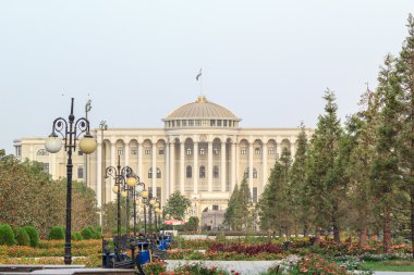 Palais des Nations in the morning, Dushanbe, Tajikistan clipart