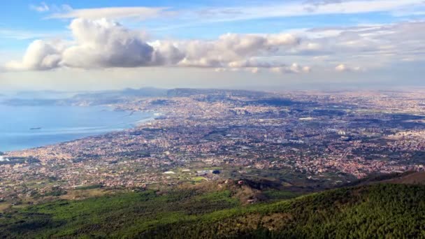 Napoli Üstten Görünüm — Stok video